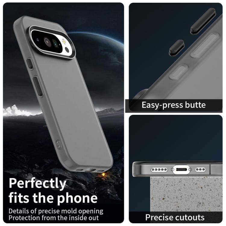 For Google Pixel 10 / 10 Pro Candy PC Hybrid TPU Shockproof Phone Case(Black) - Google Cases by buy2fix | Online Shopping UK | buy2fix