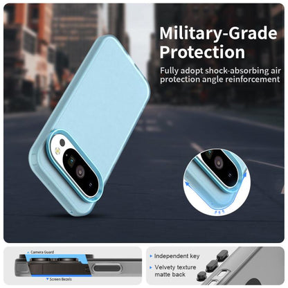 For Google Pixel 10 / 10 Pro Candy PC Hybrid TPU Shockproof Phone Case(Blue) - Google Cases by buy2fix | Online Shopping UK | buy2fix