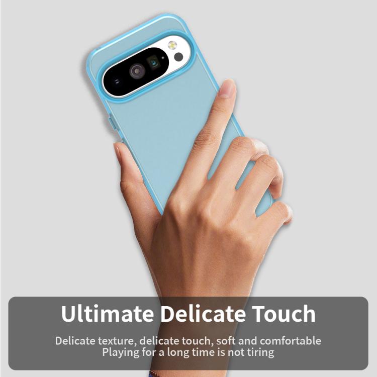 For Google Pixel 10 / 10 Pro Candy PC Hybrid TPU Shockproof Phone Case(Blue) - Google Cases by buy2fix | Online Shopping UK | buy2fix