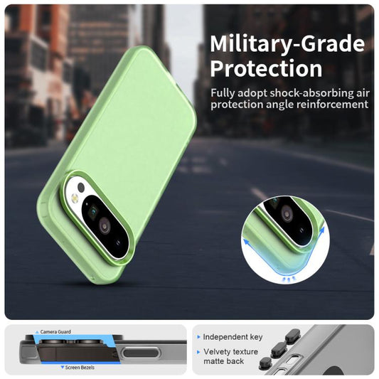 For Google Pixel 10 / 10 Pro Candy PC Hybrid TPU Shockproof Phone Case(Green) - Google Cases by buy2fix | Online Shopping UK | buy2fix