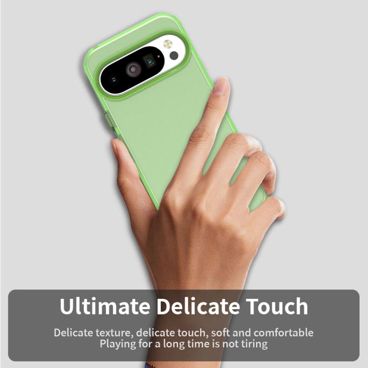 For Google Pixel 10 / 10 Pro Candy PC Hybrid TPU Shockproof Phone Case(Green) - Google Cases by buy2fix | Online Shopping UK | buy2fix