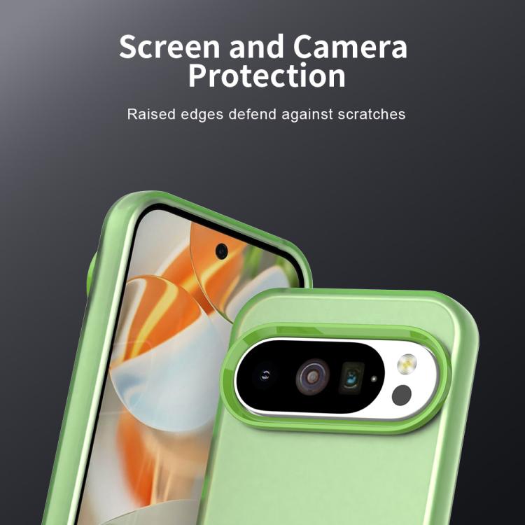 For Google Pixel 10 / 10 Pro Candy PC Hybrid TPU Shockproof Phone Case(Green) - Google Cases by buy2fix | Online Shopping UK | buy2fix