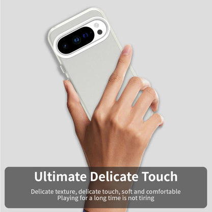 For Google Pixel 10 Pro XL Candy PC Hybrid TPU Shockproof Phone Case(White) - Google Cases by buy2fix | Online Shopping UK | buy2fix