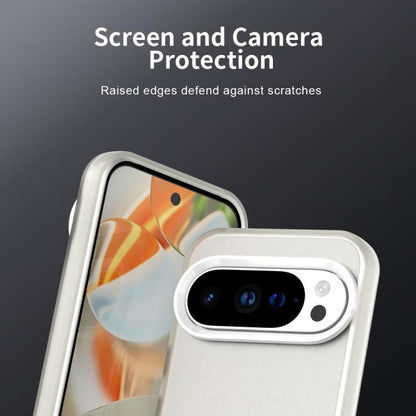 For Google Pixel 10 Pro XL Candy PC Hybrid TPU Shockproof Phone Case(White) - Google Cases by buy2fix | Online Shopping UK | buy2fix
