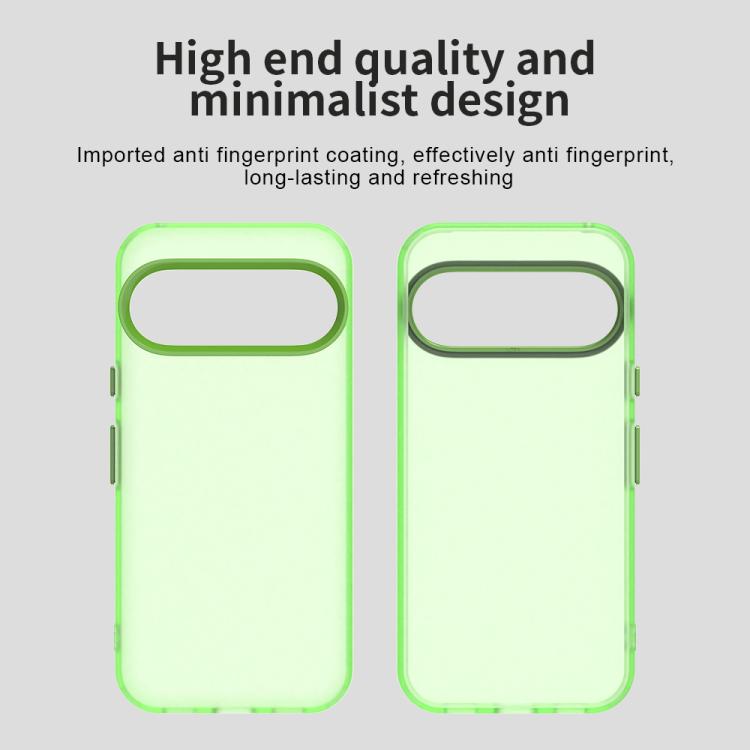 For Google Pixel 10 Pro XL Candy PC Hybrid TPU Shockproof Phone Case(Green) - Google Cases by buy2fix | Online Shopping UK | buy2fix