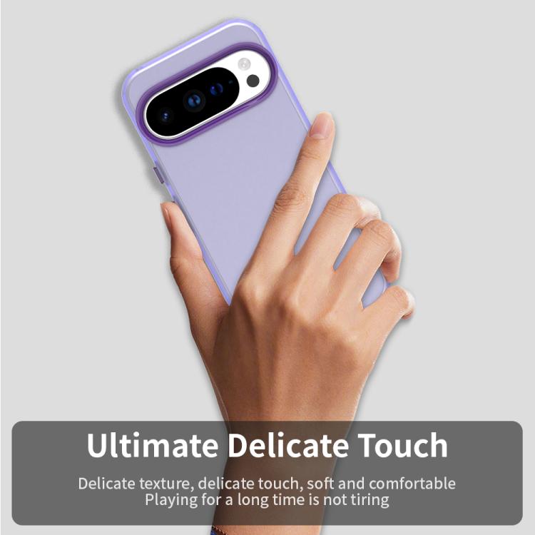 For Google Pixel 10 Pro XL Candy PC Hybrid TPU Shockproof Phone Case(Purple) - Google Cases by buy2fix | Online Shopping UK | buy2fix