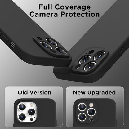 For iPhone 14 Plus Silicone Suction Cup MagSafe Phone Case with Screen Film(Black) - iPhone 14 Plus Cases by buy2fix | Online Shopping UK | buy2fix