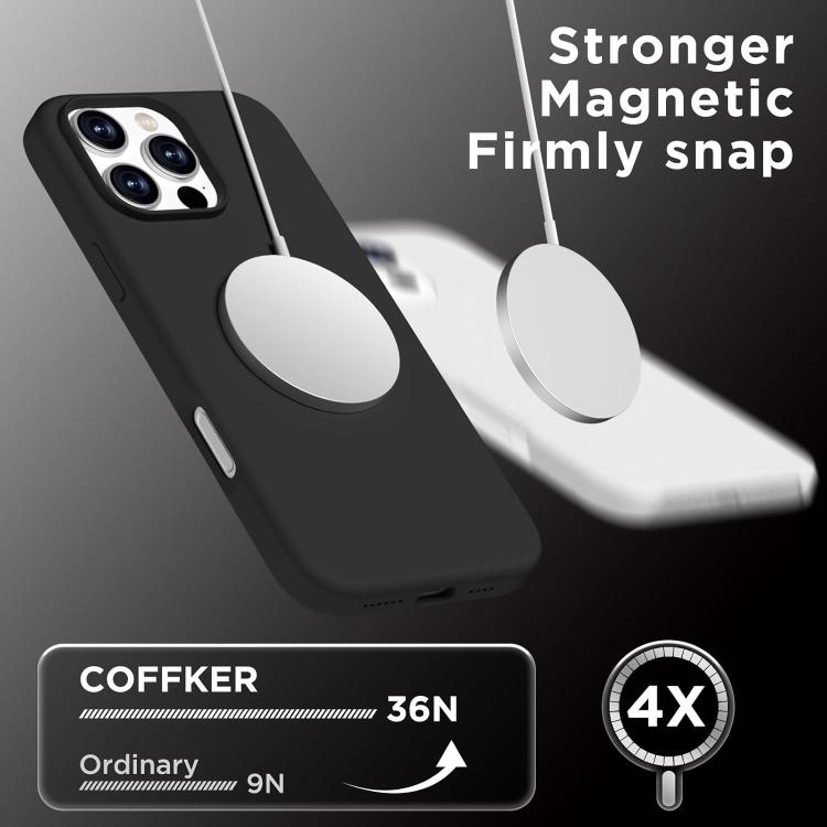 For iPhone 15 Plus Silicone Suction Cup MagSafe Phone Case with Screen Film & Lens Film(Pink) - iPhone 15 Plus Cases by buy2fix | Online Shopping UK | buy2fix