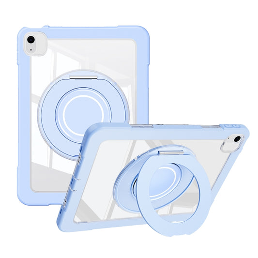 For iPad Air 11 2025 / 2024 / 10.9 2022 Crystal Armor PC Hybrid TPU Tablet Case(Blue) - iPad Air 11 2025 / 2024 Cases by buy2fix | Online Shopping UK | buy2fix