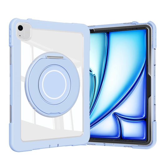 For iPad Air 11 2025 / 2024 / 10.9 2022 Crystal Armor PC Hybrid TPU Tablet Case(Blue) - iPad Air 11 2025 / 2024 Cases by buy2fix | Online Shopping UK | buy2fix
