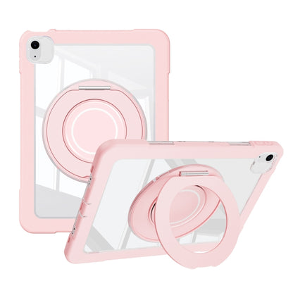 For iPad Air 11 2025 / 2024 / 10.9 2022 Crystal Armor PC Hybrid TPU Tablet Case(Pink) - iPad Air 11 2025 / 2024 Cases by buy2fix | Online Shopping UK | buy2fix