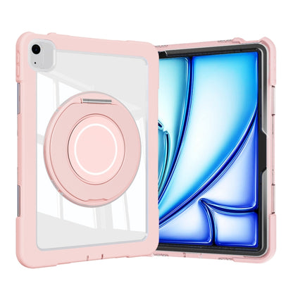 For iPad Air 11 2025 / 2024 / 10.9 2022 Crystal Armor PC Hybrid TPU Tablet Case(Pink) - iPad Air 11 2025 / 2024 Cases by buy2fix | Online Shopping UK | buy2fix
