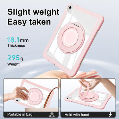 For iPad Air 11 2025 / 2024 / 10.9 2022 Crystal Armor PC Hybrid TPU Tablet Case(Pink) - iPad Air 11 2025 / 2024 Cases by buy2fix | Online Shopping UK | buy2fix
