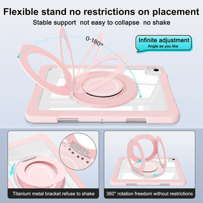 For iPad Air 11 2025 / 2024 / 10.9 2022 Crystal Armor PC Hybrid TPU Tablet Case(Blue Pink) - iPad Air 11 2025 / 2024 Cases by buy2fix | Online Shopping UK | buy2fix