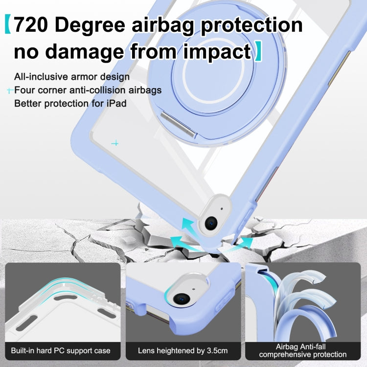 For iPad 2025 / 2022 Crystal Armor PC Hybrid TPU Tablet Case(Blue) - iPad 2025 / 2022 Cases by buy2fix | Online Shopping UK | buy2fix