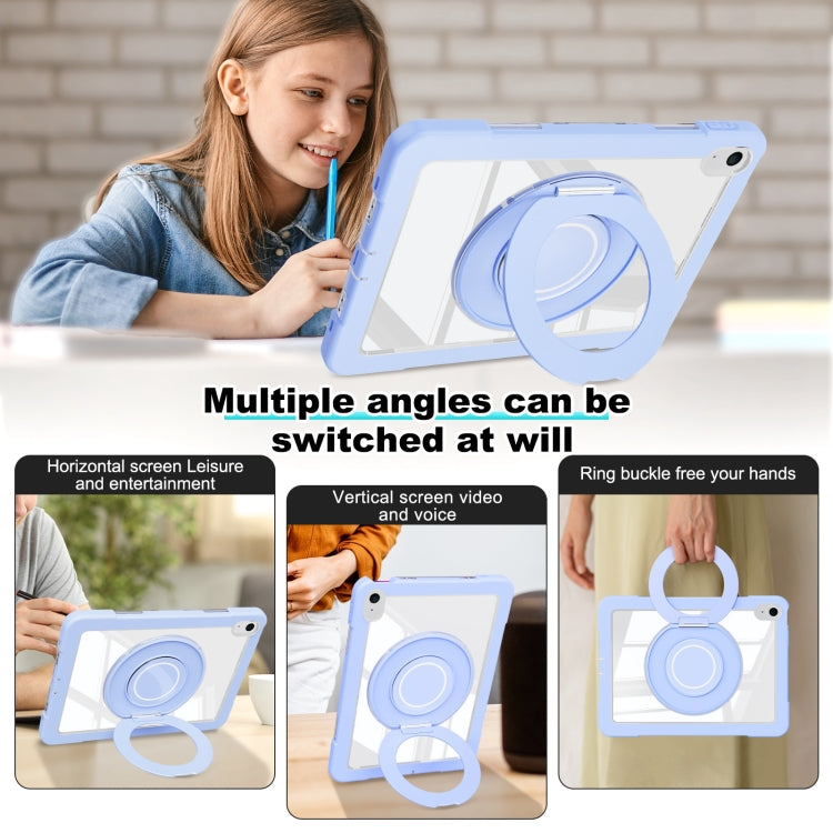 For iPad 2025 / 2022 Crystal Armor PC Hybrid TPU Tablet Case(Blue) - iPad 2025 / 2022 Cases by buy2fix | Online Shopping UK | buy2fix