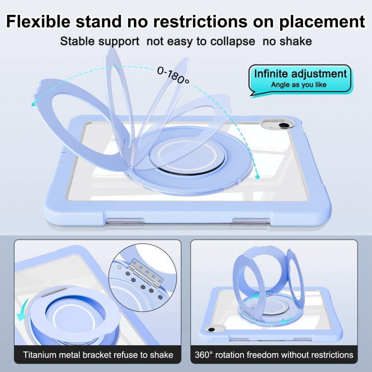 For iPad 2025 / 2022 Crystal Armor PC Hybrid TPU Tablet Case(Blue) - iPad 2025 / 2022 Cases by buy2fix | Online Shopping UK | buy2fix