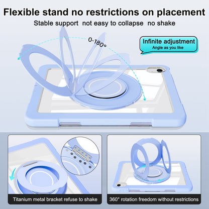 For iPad 2025 / 2022 Crystal Armor PC Hybrid TPU Tablet Case(Blue) - iPad 2025 / 2022 Cases by buy2fix | Online Shopping UK | buy2fix