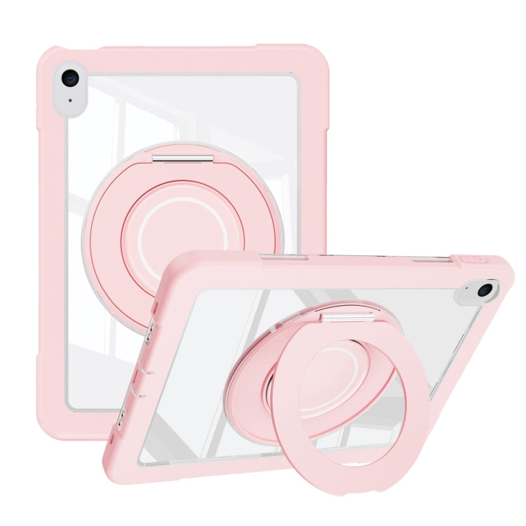 For iPad 2025 / 2022 Crystal Armor PC Hybrid TPU Tablet Case(Pink) - iPad 2025 / 2022 Cases by buy2fix | Online Shopping UK | buy2fix