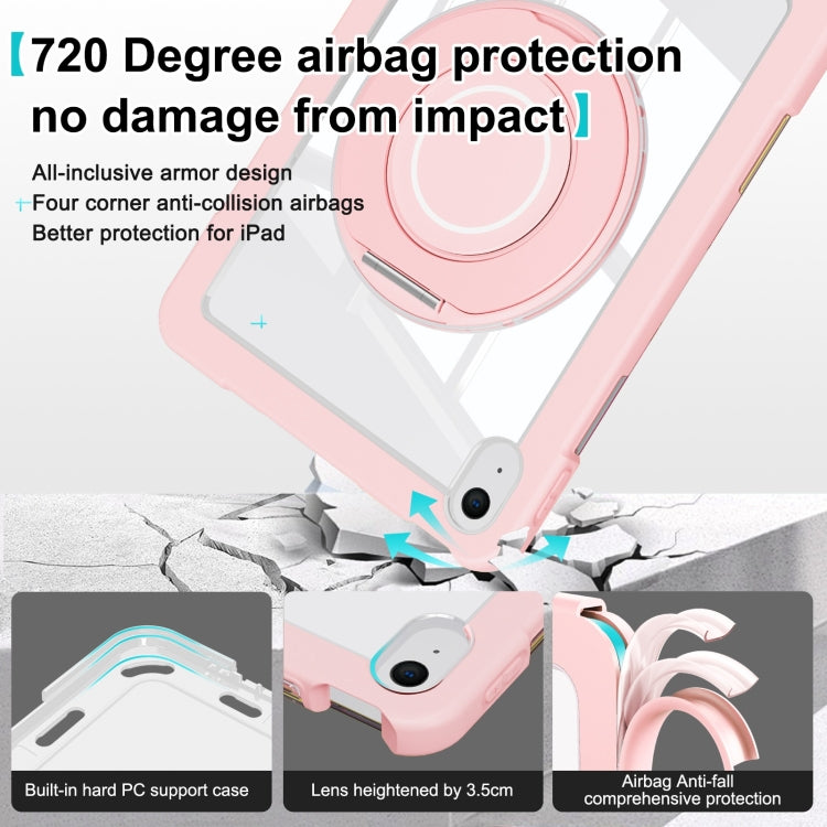 For iPad 2025 / 2022 Crystal Armor PC Hybrid TPU Tablet Case(Pink) - iPad 2025 / 2022 Cases by buy2fix | Online Shopping UK | buy2fix