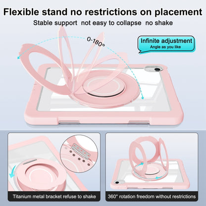 For iPad 2025 / 2022 Crystal Armor PC Hybrid TPU Tablet Case(Pink) - iPad 2025 / 2022 Cases by buy2fix | Online Shopping UK | buy2fix