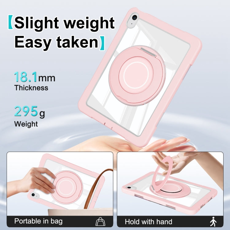For iPad 2025 / 2022 Crystal Armor PC Hybrid TPU Tablet Case(Pink) - iPad 2025 / 2022 Cases by buy2fix | Online Shopping UK | buy2fix