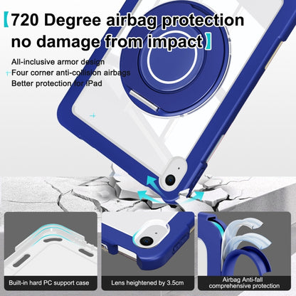 For iPad 2025 / 2022 Crystal Armor PC Hybrid TPU Tablet Case(Dark Blue) - iPad 2025 / 2022 Cases by buy2fix | Online Shopping UK | buy2fix