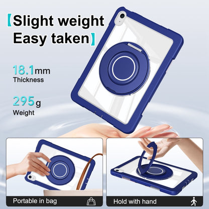 For iPad 2025 / 2022 Crystal Armor PC Hybrid TPU Tablet Case(Dark Blue) - iPad 2025 / 2022 Cases by buy2fix | Online Shopping UK | buy2fix