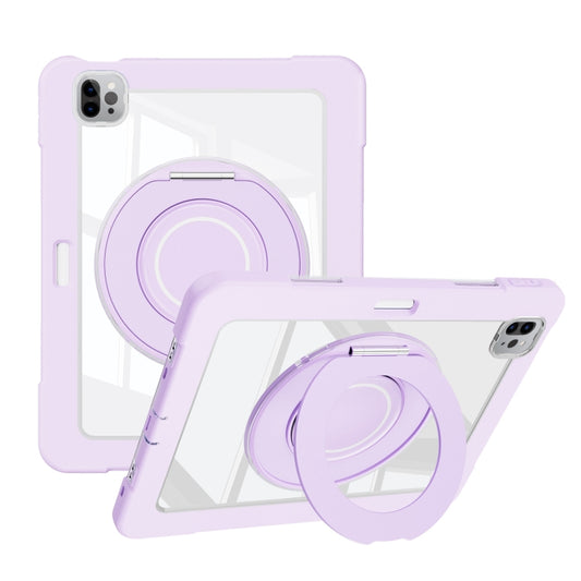 For iPad Pro 11 2022 / 2021 / 2020 Crystal Armor PC Hybrid TPU Tablet Case(Purple) - iPad Pro 11 (2022/2021) Cases by buy2fix | Online Shopping UK | buy2fix