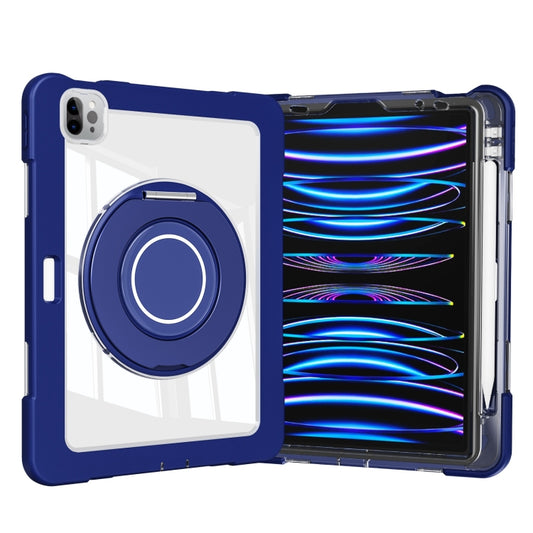 For iPad Pro 11 2022 / 2021 / 2020 Crystal Armor PC Hybrid TPU Tablet Case(Dark Blue) - iPad Pro 11 (2022/2021) Cases by buy2fix | Online Shopping UK | buy2fix