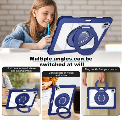 For iPad Pro 11 2022 / 2021 / 2020 Crystal Armor PC Hybrid TPU Tablet Case(Dark Blue) - iPad Pro 11 (2022/2021) Cases by buy2fix | Online Shopping UK | buy2fix