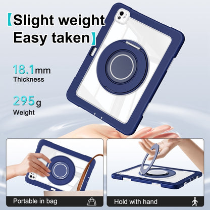For iPad Pro 11 2022 / 2021 / 2020 Crystal Armor PC Hybrid TPU Tablet Case(Dark Blue) - iPad Pro 11 (2022/2021) Cases by buy2fix | Online Shopping UK | buy2fix