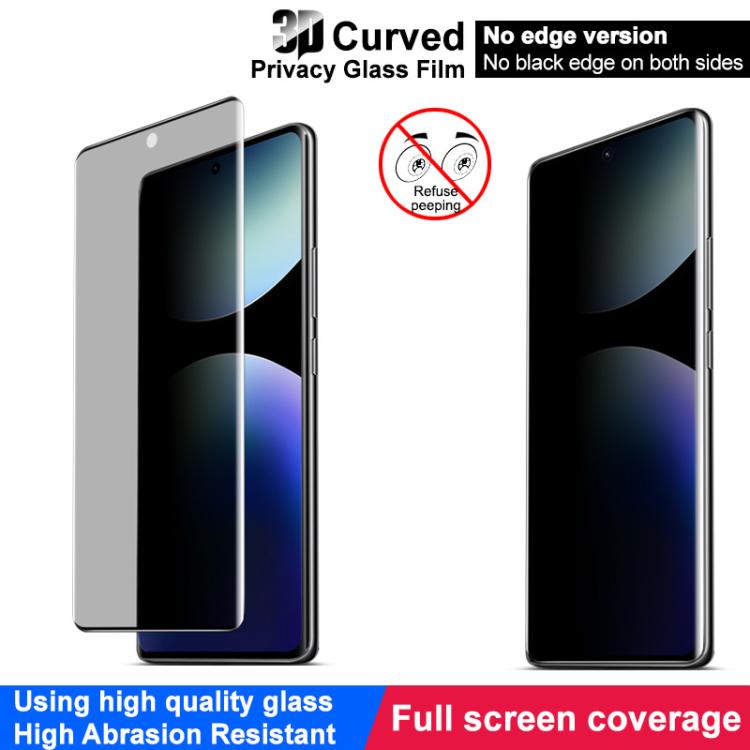 For Redmi Note 14 Pro 4G Global imak No Edge Version 3D Curved Privacy Full Screen Tempered Glass Film -  by imak | Online Shopping UK | buy2fix