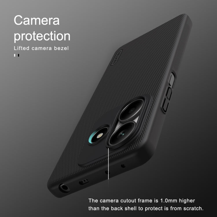 For Redmi Note 14 5G China NILLKIN Frosted PC Phone Case(Black) - Note 14 Cases by NILLKIN | Online Shopping UK | buy2fix