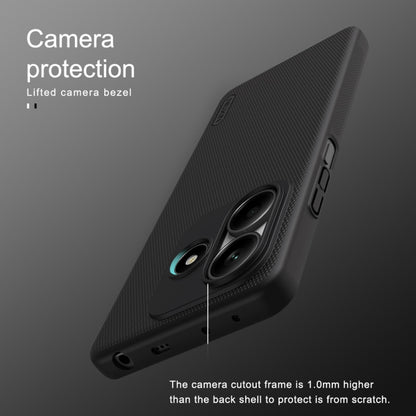 For Redmi Note 14 5G China NILLKIN Frosted PC Phone Case(Black) - Note 14 Cases by NILLKIN | Online Shopping UK | buy2fix