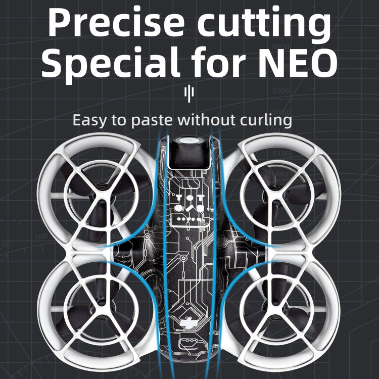 For DJI Neo Drone Body Protective Stickers(Geek Style) - Stickers by STARTRC | Online Shopping UK | buy2fix