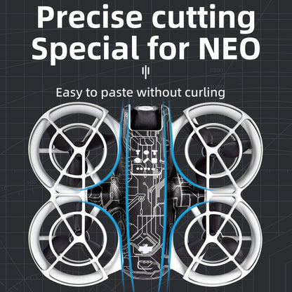 For DJI Neo Drone Body Protective Stickers(Geek Style) - Stickers by STARTRC | Online Shopping UK | buy2fix