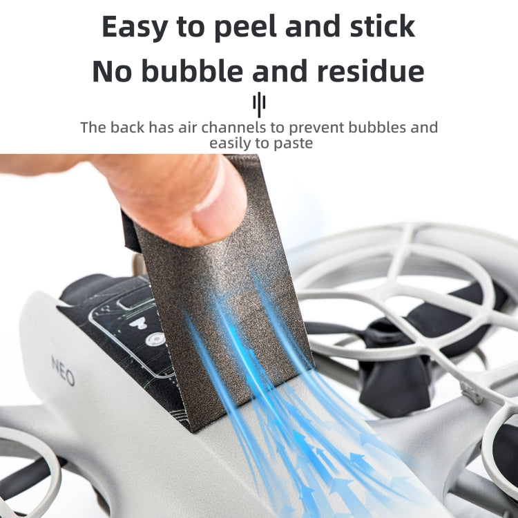 For DJI Neo Drone Body Protective Stickers(Geek Style) - Stickers by STARTRC | Online Shopping UK | buy2fix