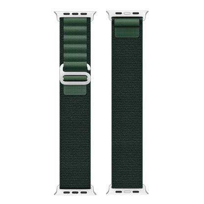 For Apple Watch 46mm / 49mm / 45mm / 44mm DUX DUCIS GS Series Nylon Loop Watch Band(Dark Green) by DUX DUCIS