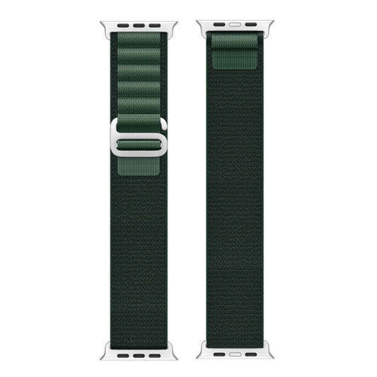 For Apple Watch 42mm / 41mm / 40mm / 38mm DUX DUCIS GS Series Nylon Loop Watch Band(Dark Green) by DUX DUCIS