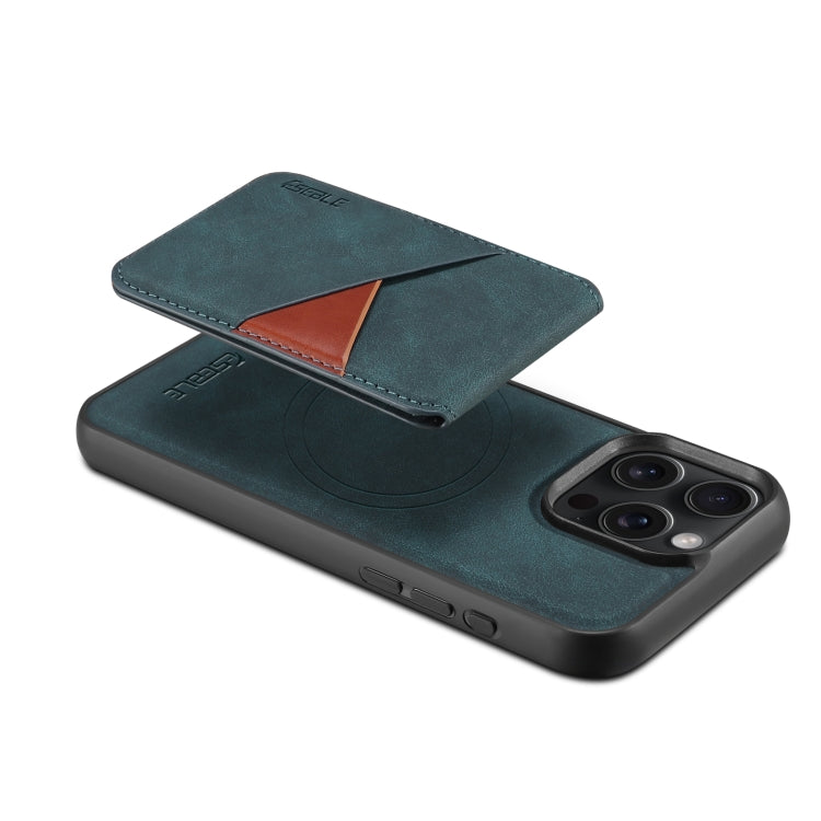 For iPhone 14 / 13 ESEBLE E2 Retro Texture Card Slots MagSafe RFID Leather Case(Dark Green) - iPhone 14 Cases by ESEBLE | Online Shopping UK | buy2fix