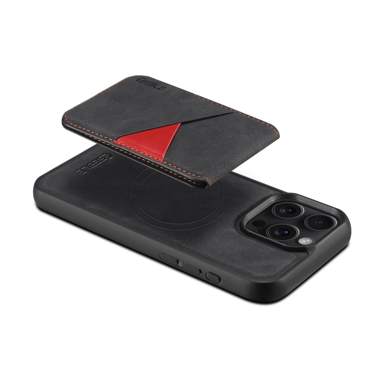 For iPhone 13 Pro ESEBLE E2 Retro Texture Card Slots MagSafe RFID Leather Case(Black) - iPhone 13 Pro Cases by ESEBLE | Online Shopping UK | buy2fix