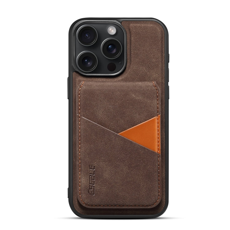 For iPhone 13 Pro ESEBLE E2 Retro Texture Card Slots MagSafe RFID Leather Case(Coffee) - iPhone 13 Pro Cases by ESEBLE | Online Shopping UK | buy2fix