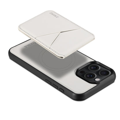 For iPhone 13 Pro ESEBLE E3 Plain Texture Card Slots MagSafe RFID Leather Case(Ivory) - iPhone 13 Pro Cases by ESEBLE | Online Shopping UK | buy2fix