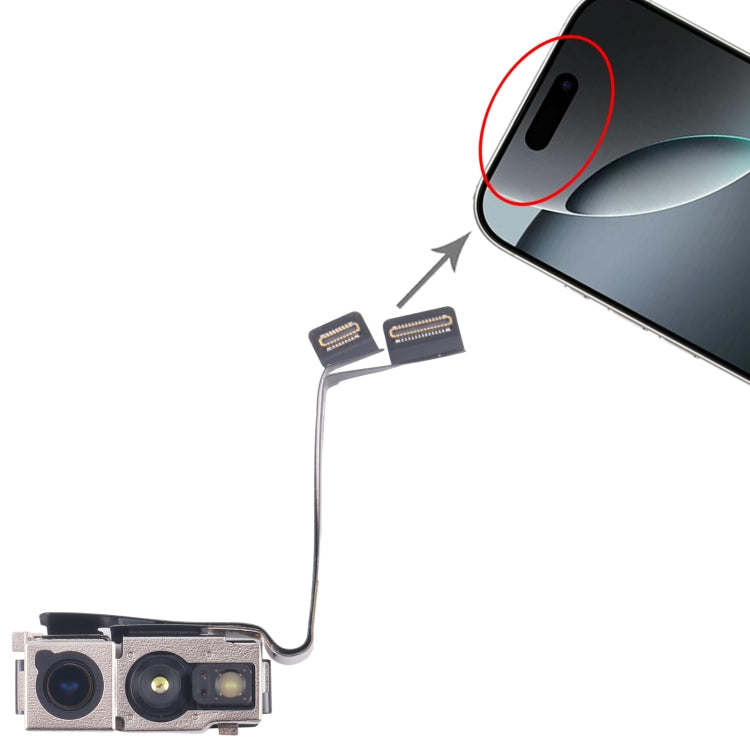 For iPhone 16 Pro Front Facing Camera - Camera Series by buy2fix | Online Shopping UK | buy2fix