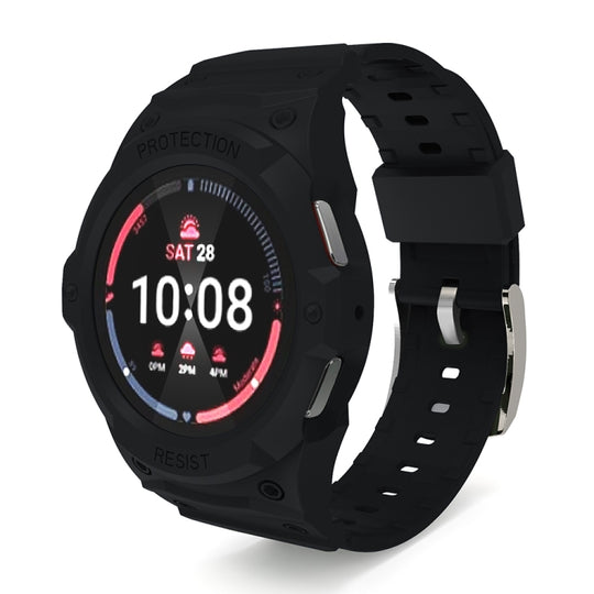 For Samsung Galaxy Watch 7 40mm Integrated TPU Watch Band(Black)