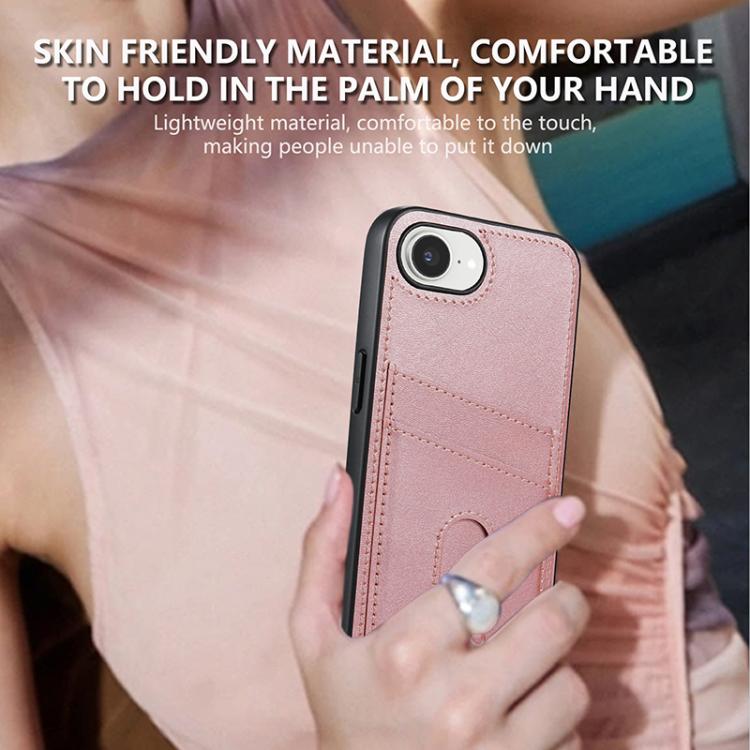 For iPhone 16e AZNS K1 Series Card Slot Business Phone Case(Yellow) - iPhone 16e Cases by AZNS | Online Shopping UK | buy2fix