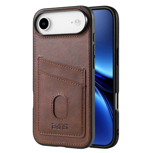 For iPhone Air AZNS K1 Series Card Slot Business Phone Case(Brown) - iPhone Air Cases by AZNS | Online Shopping UK | buy2fix