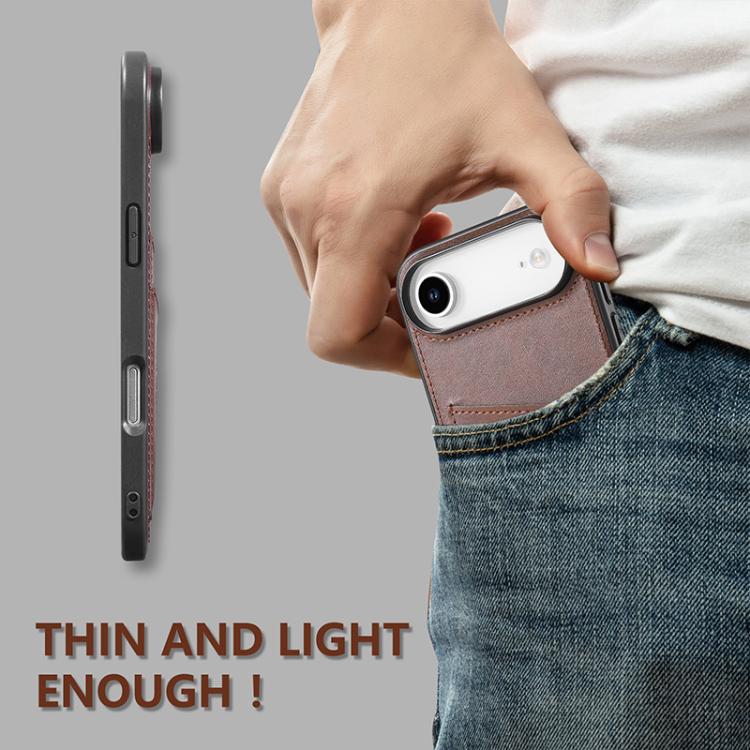For iPhone Air AZNS K1 Series Card Slot Business Phone Case(Black) - iPhone Air Cases by AZNS | Online Shopping UK | buy2fix