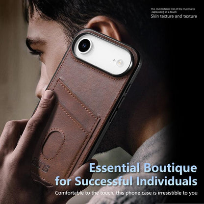 For iPhone Air AZNS K1 Series Card Slot Business Phone Case(Yellow) - iPhone Air Cases by AZNS | Online Shopping UK | buy2fix